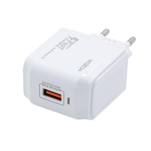 Moxom QC3.0 Super Fast Phone charger- With cable- kh-67y